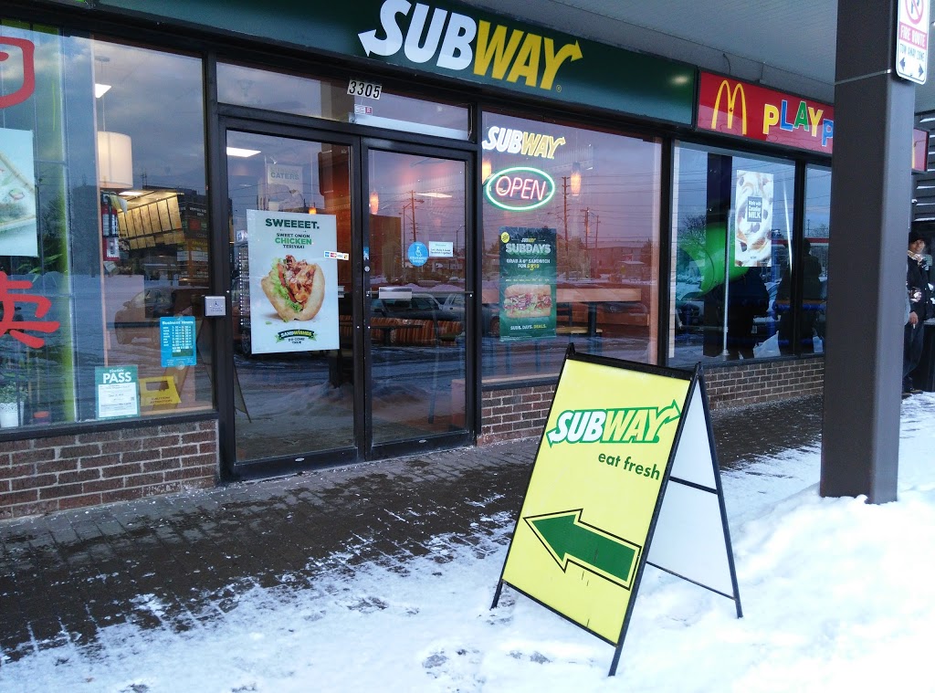 Subway | 3305 Sheppard Ave E, Toronto, ON M1T 3K2, Canada | Phone: (416) 756-7860