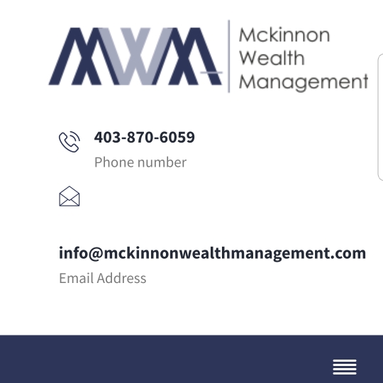 McKinnon Wealth Management | 18 Bridlewood Way SW, Calgary, AB T2Y 3R5, Canada | Phone: (403) 870-6059