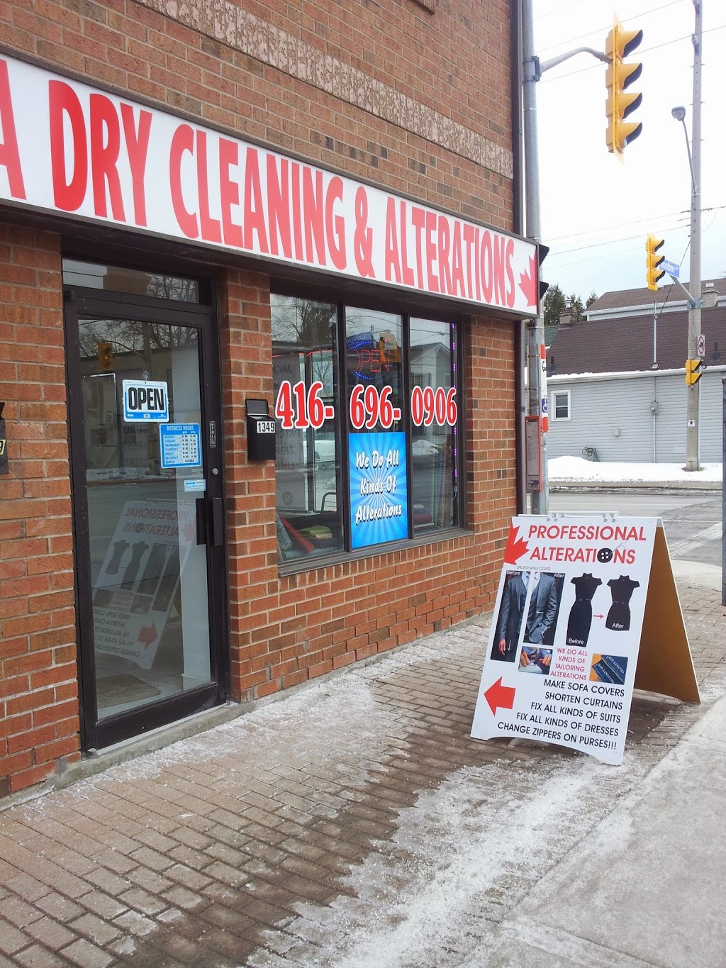 canada dry cleaning and alteration 1349 Woodbine Ave, East York, ON