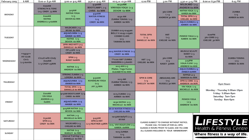 Lifestyle Health & Fitness Centre | 3255 Stephenson Point Rd, Nanaimo, BC V9T 1K3, Canada | Phone: (250) 751-2348