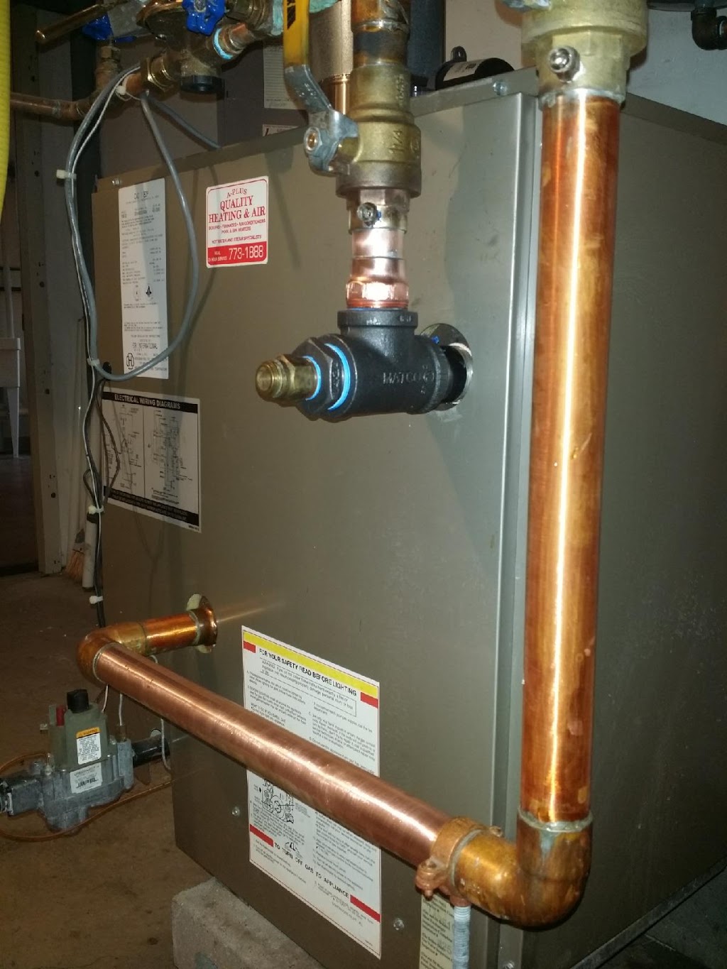 A Plus Quality Heating & Air | 2761 Bedell Rd, Grand Island, NY 14072, USA | Phone: (716) 773-1888