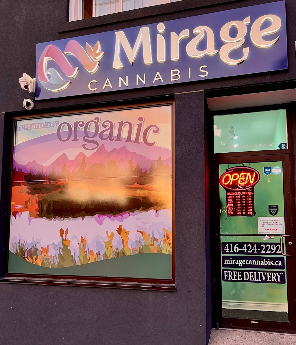 Mirage Cannabis | 1229 Broadview Ave, East York, ON M4K 2T3, Canada | Phone: (416) 424-2292