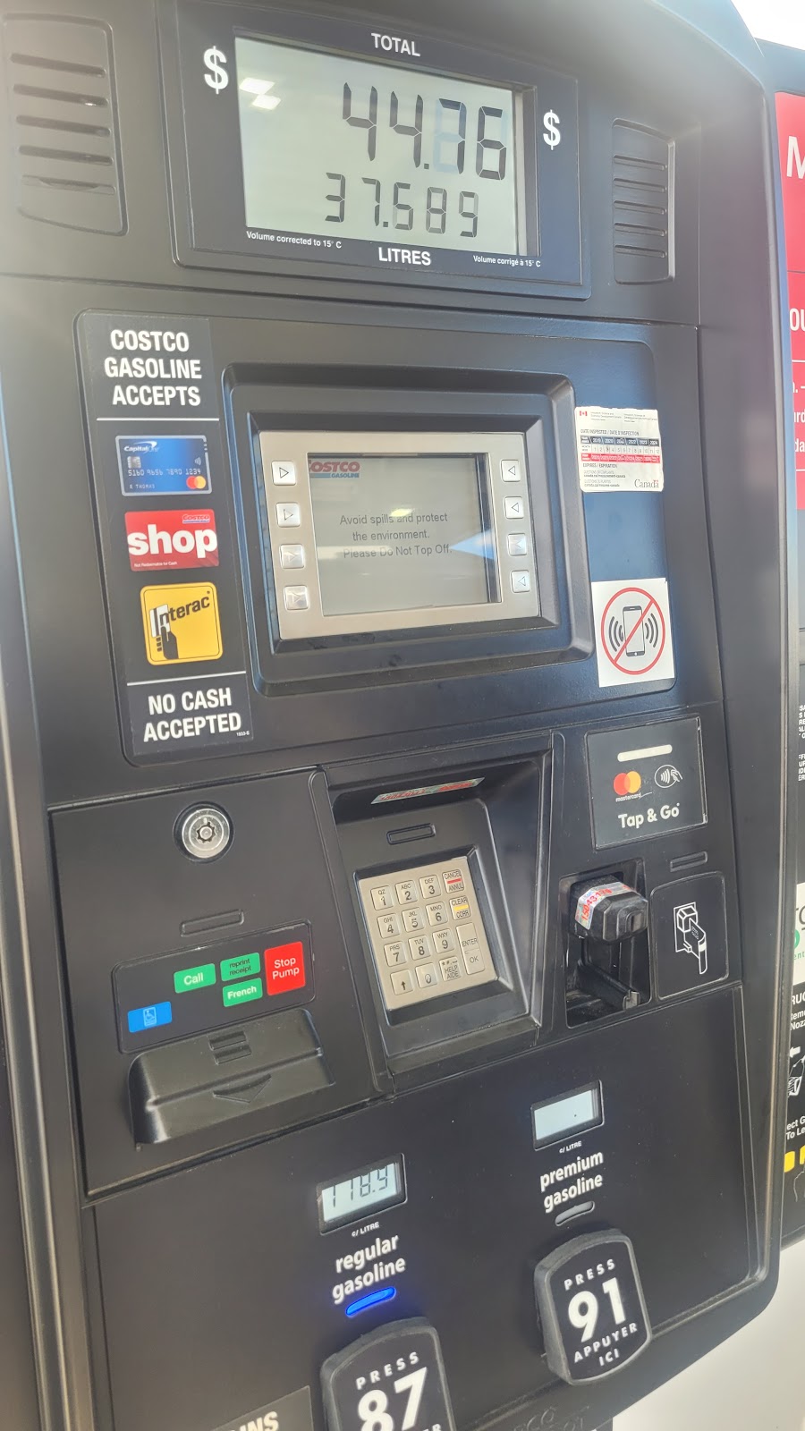 Costco Gas Station | 2584 46 Ave E, Edmonton International Airport, AB T9E 1K2, Canada | Phone: (825) 319-2061
