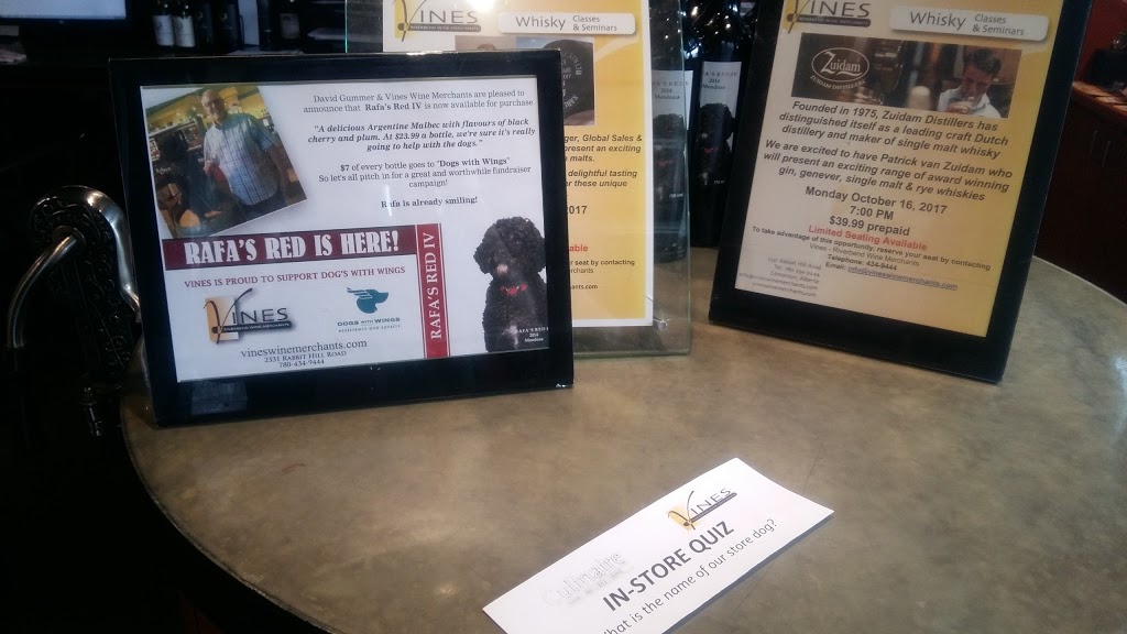 Vines-Riverbend Wine Merchants | 2331 Rabbit Hill Rd NW, Edmonton, AB T6R 3L6, Canada | Phone: (780) 434-9444