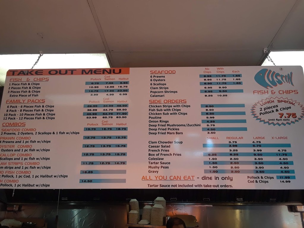 Austin Fish & Chips | 22709 Lougheed Hwy #690, Maple Ridge, BC V2X 2V5, Canada | Phone: (604) 466-8200