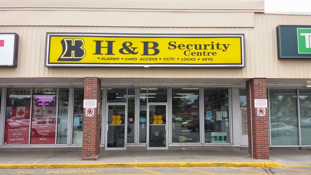 H & B Security Centre | locksmith | 274 Highland Rd W, Kitchener, ON N2M 3C4, Canada | 5195786268 OR +1 519-578-6268