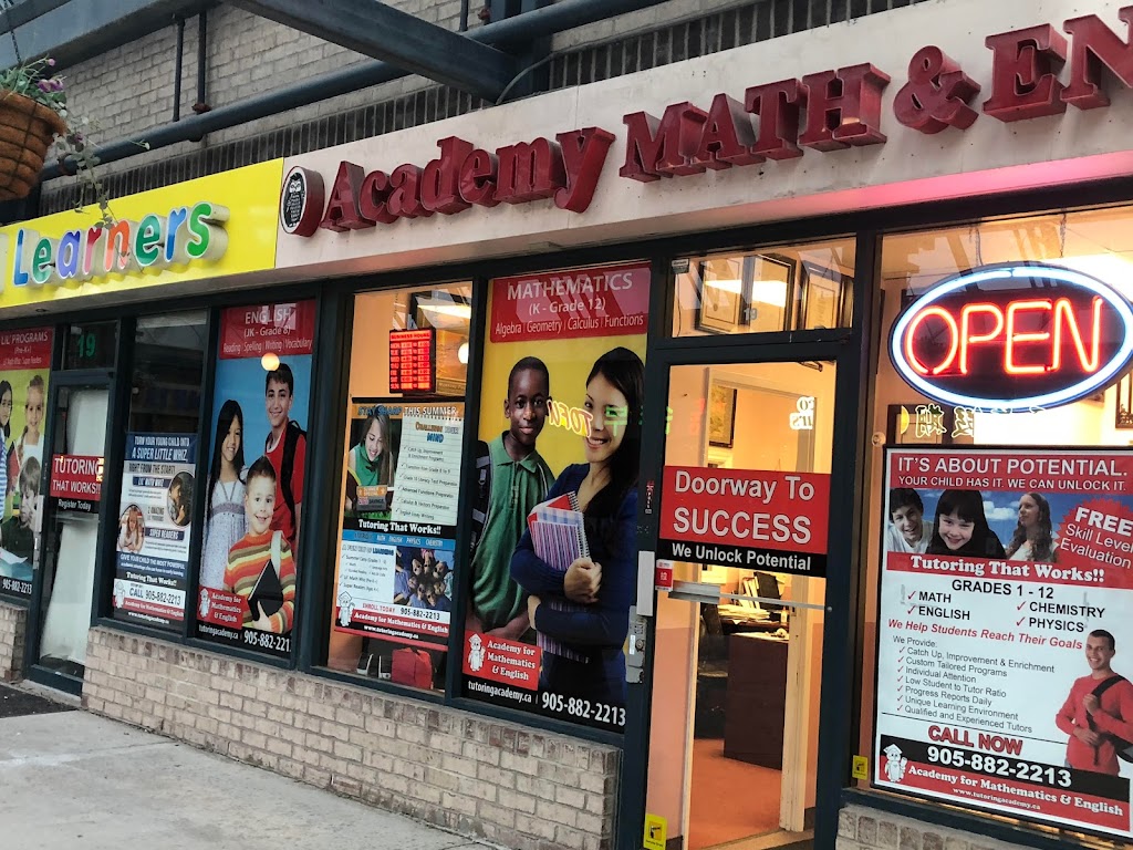 Academy for Mathematics & English, Wycliffe Village | 9019 Bayview Ave #19a, Richmond Hill, ON L4B 1Y3, Canada | Phone: (905) 882-2213