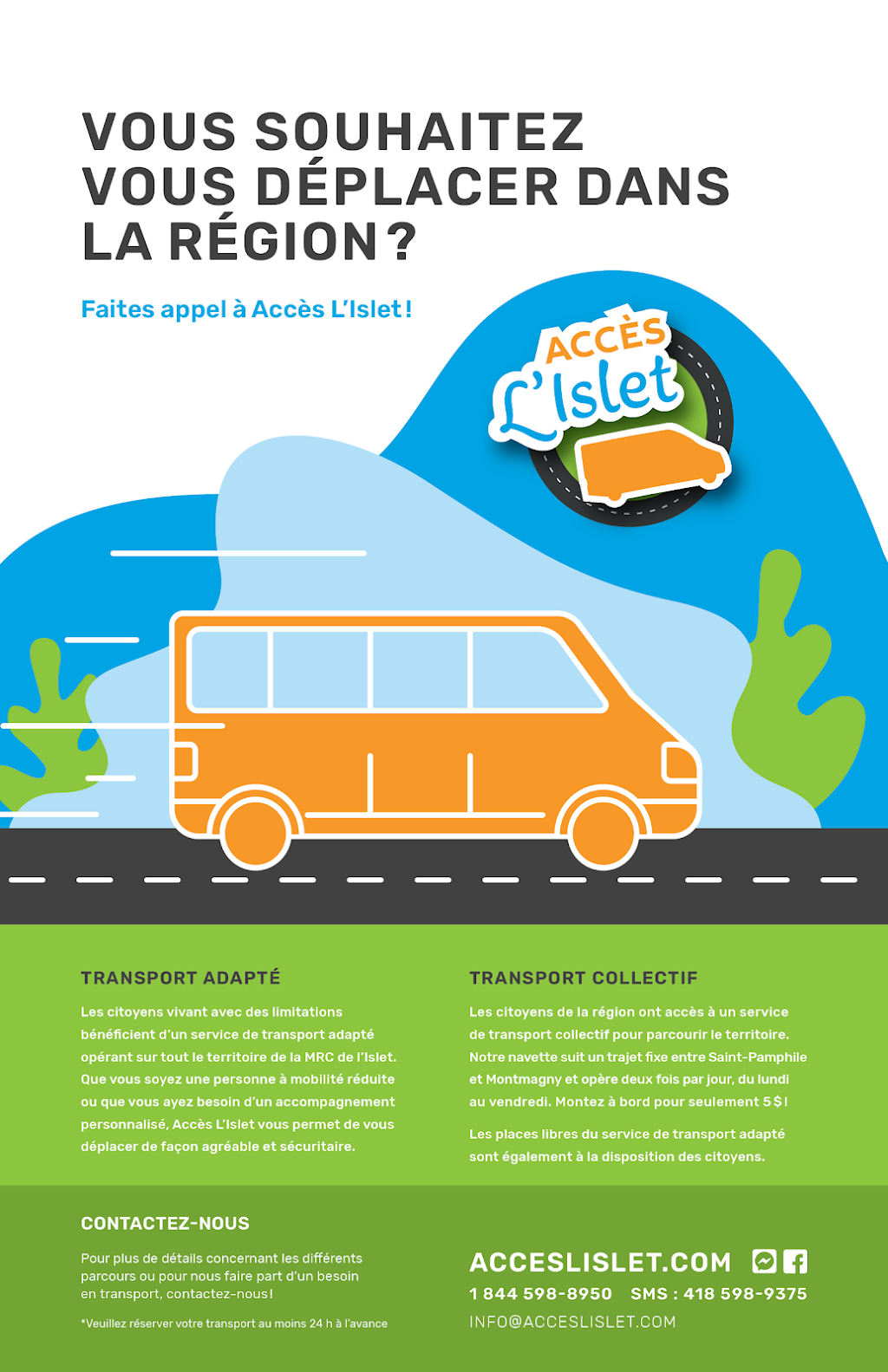 Accès LIslet | 34A Rue Fortin, Saint-Jean-Port-Joli, QC G0R 3G0, Canada | Phone: (844) 598-8950