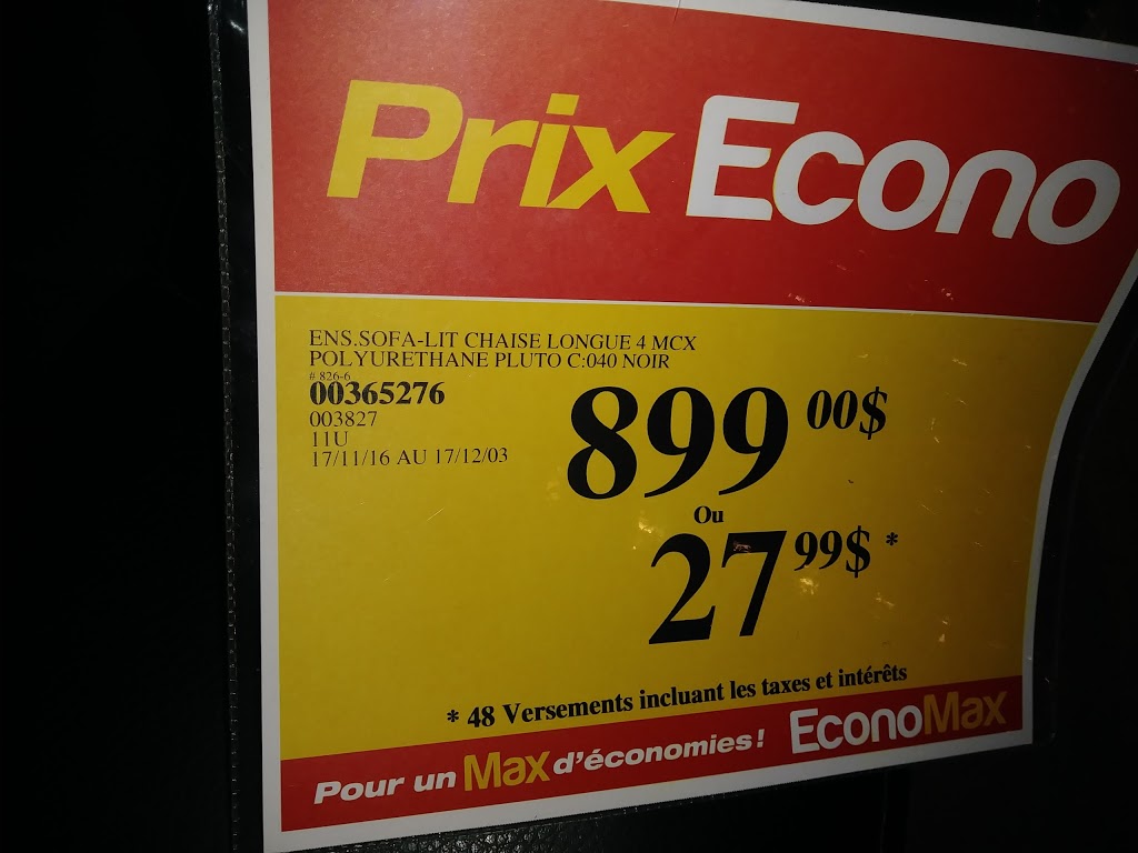 EconoMax | 1435 Boulevard Firestone, Joliette, QC J6E 9E5, Canada | Phone: (450) 752-3333