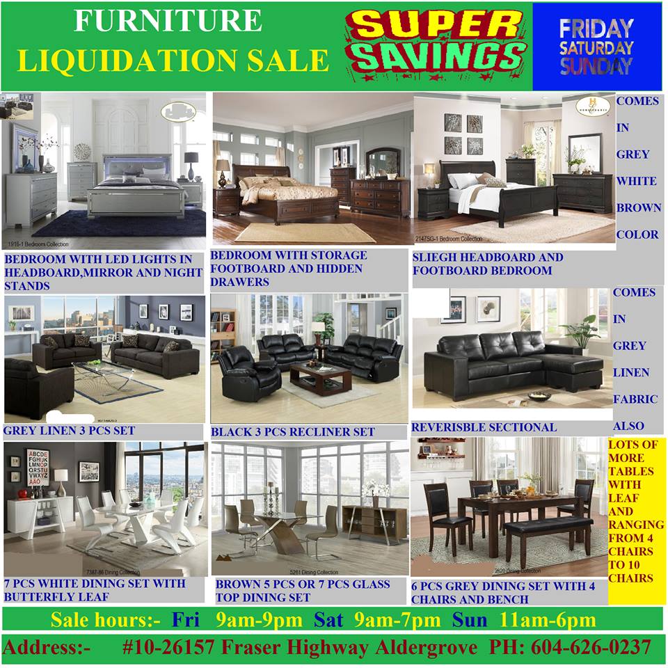 Aldergrove Furniture Warehouse | 26157 Fraser Hwy, Langley Twp, BC V4W 2W8, Canada | Phone: (604) 626-0237