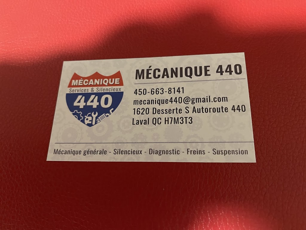 MECANIQUE 440 | 1620 Desserte S Autoroute 440, Laval, QC H7M 3T3, Canada | Phone: (450) 663-8141