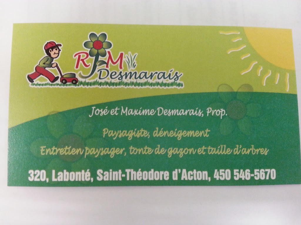 R.J.M Desmarais | 320 Rue Labonté, Saint-Théodore-dActon, QC J0H 1Z0, Canada | Phone: (450) 546-5670