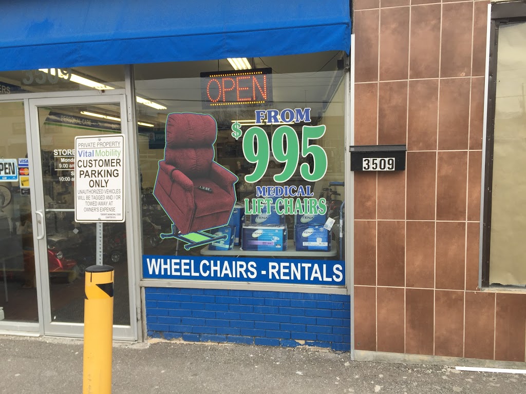 Vital Mobility Medical Supplies | 3537 Bathurst St, North York, ON M6A 2C7, Canada | Phone: (416) 901-3509