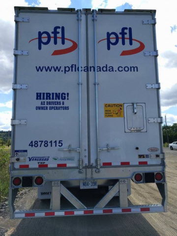Pauls Freightline | 400 Jones Rd #108, Stoney Creek, ON L8E 5P4, Canada | Phone: (905) 643-7575