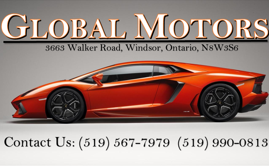 Global Motors | 3663 Walker Rd, Windsor, ON N8W 3S8, Canada | Phone: (519) 567-7979