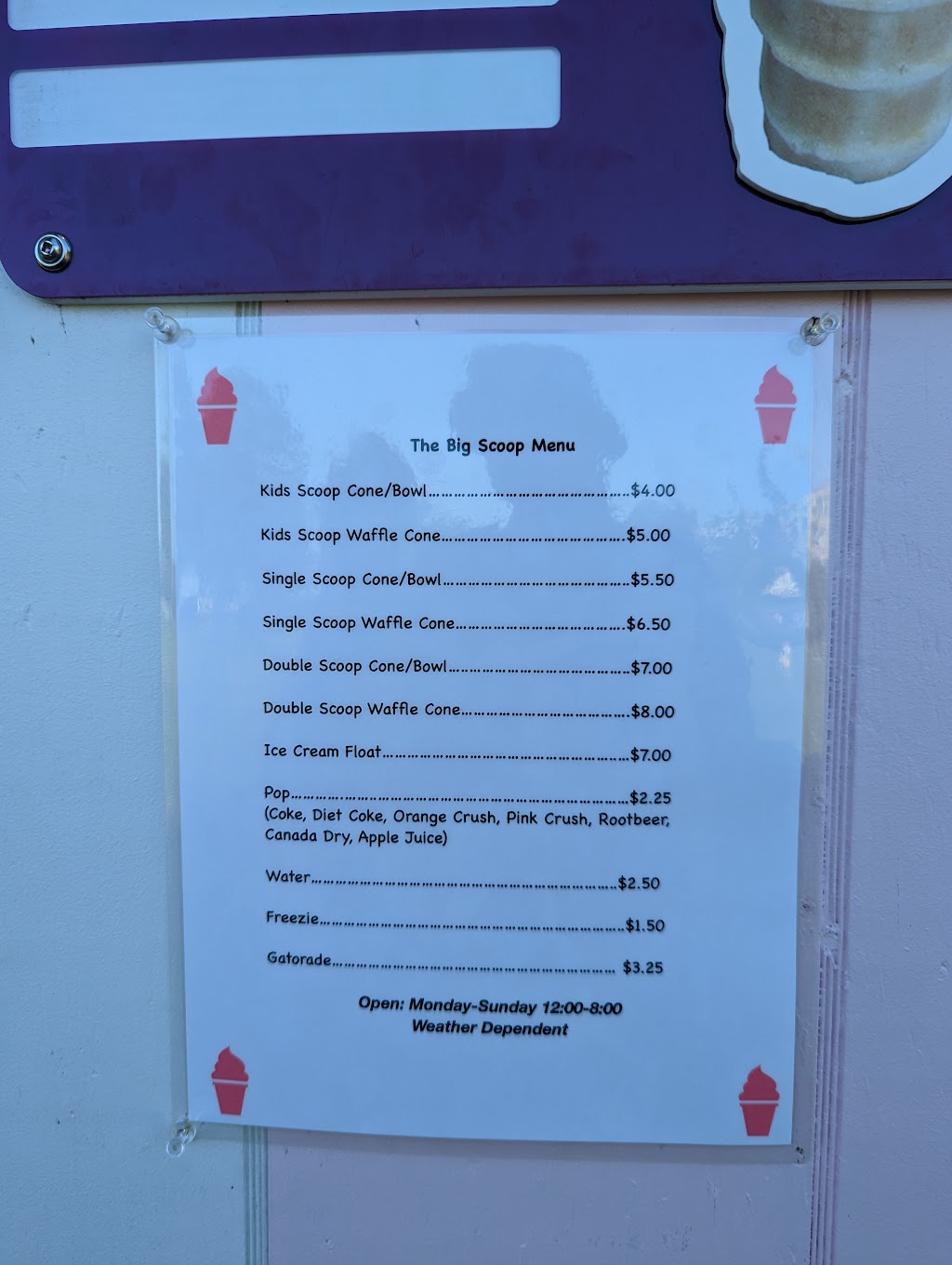 The Big Scoop Ice Cream | 127 Port Augusta St, Comox, BC V9M 3N8, Canada | Phone: (250) 702-5917
