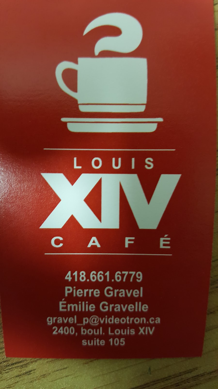 Louis XIV Café | 2400 Bd Louis-XIV, Québec, QC G1C 5Y8, Canada | Phone: (418) 661-6779
