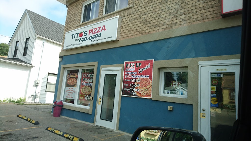Titos Pizza | 21 McKay St, Cambridge, ON N1R 4G2, Canada | Phone: (519) 740-9494