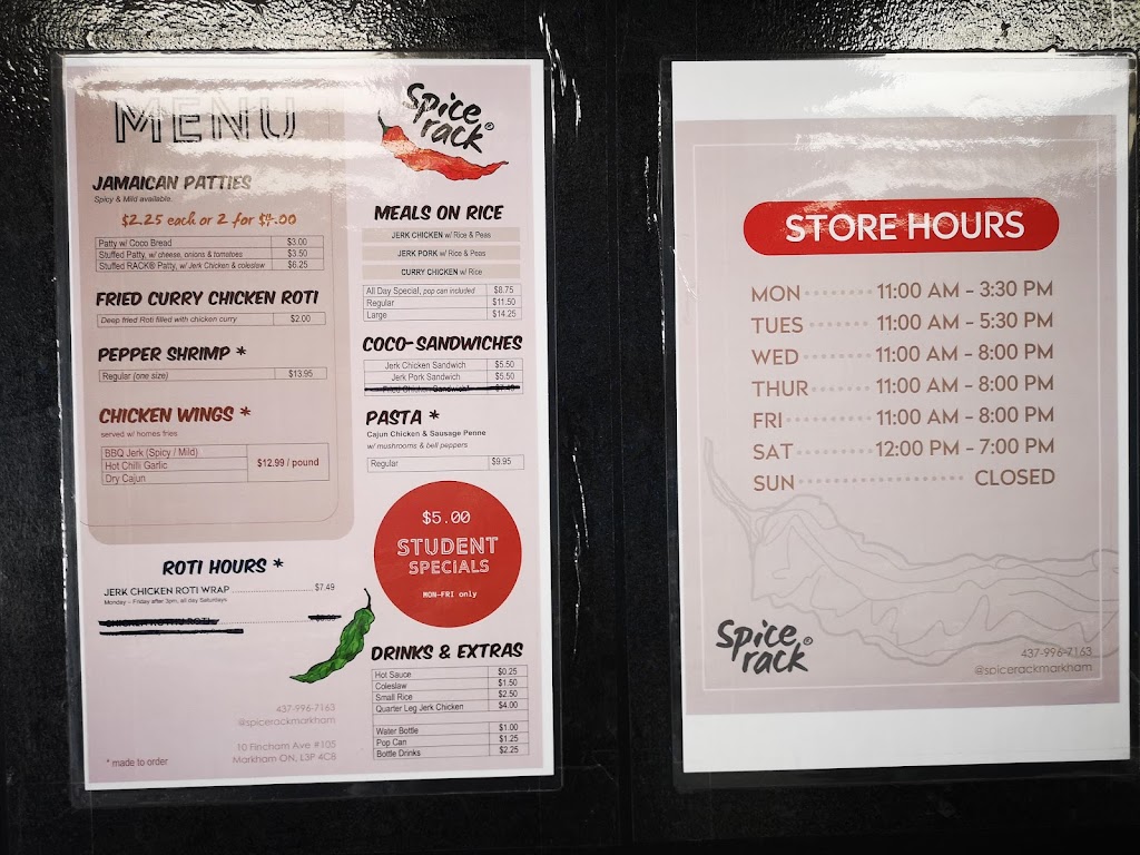 Spice Rack | 10 Fincham Ave #105, Markham, ON L3P 4C8, Canada | Phone: (437) 996-7163