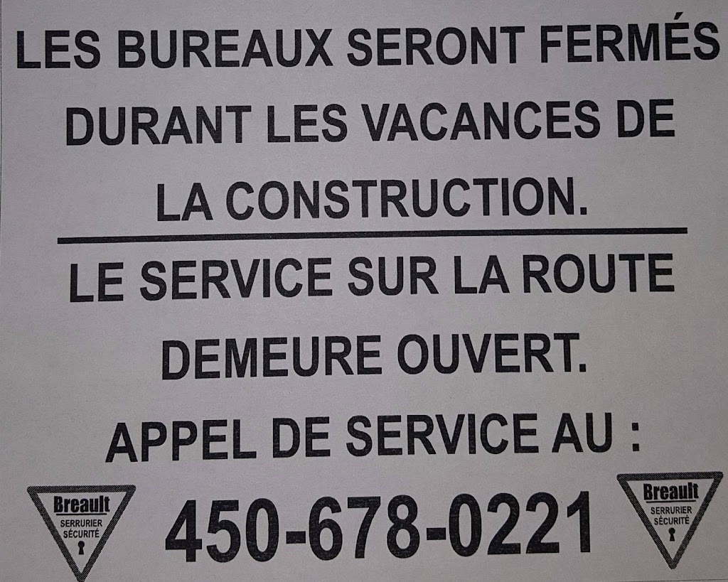 Breault Serrurier Security | 2150 Rue Prince Charles, Saint-Hubert, QC J3Y 4X2, Canada | Phone: (450) 678-0221