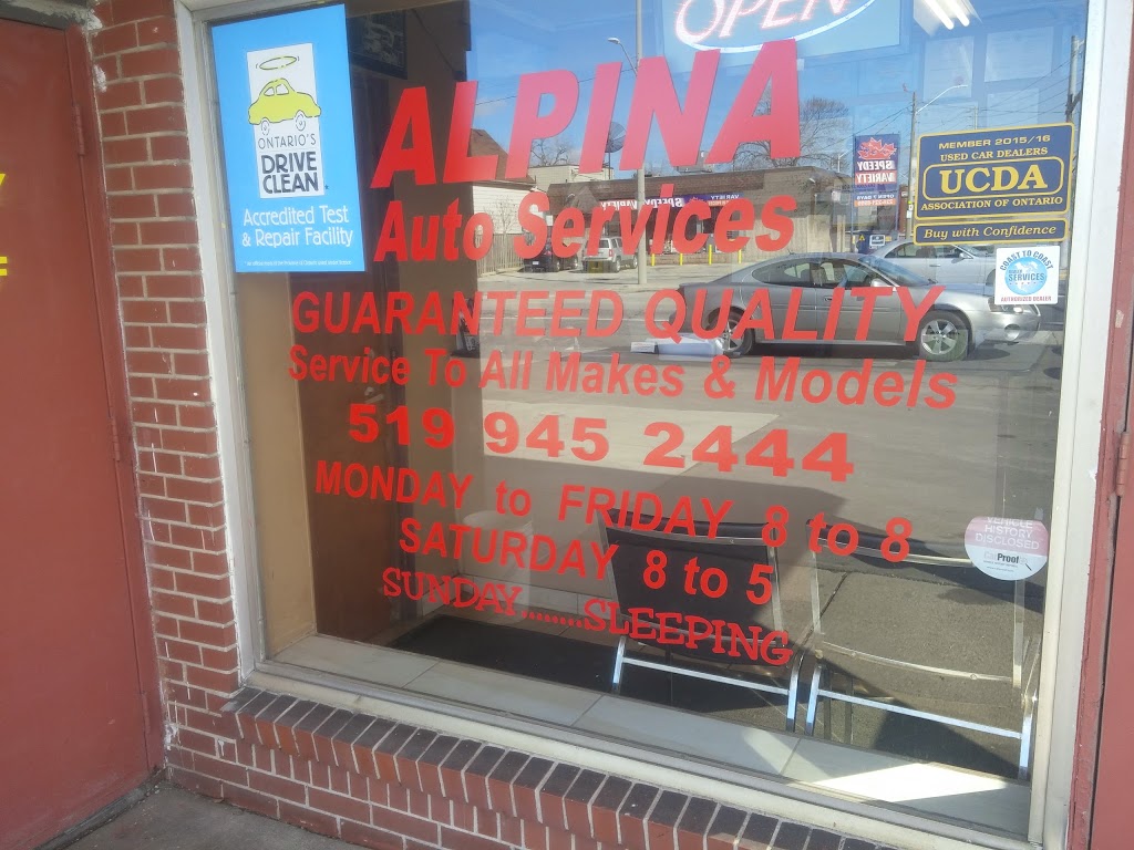 Alpina Auto Services | 296 Strabane Ave, Windsor, ON N8Y 2W7, Canada | Phone: (519) 945-2444