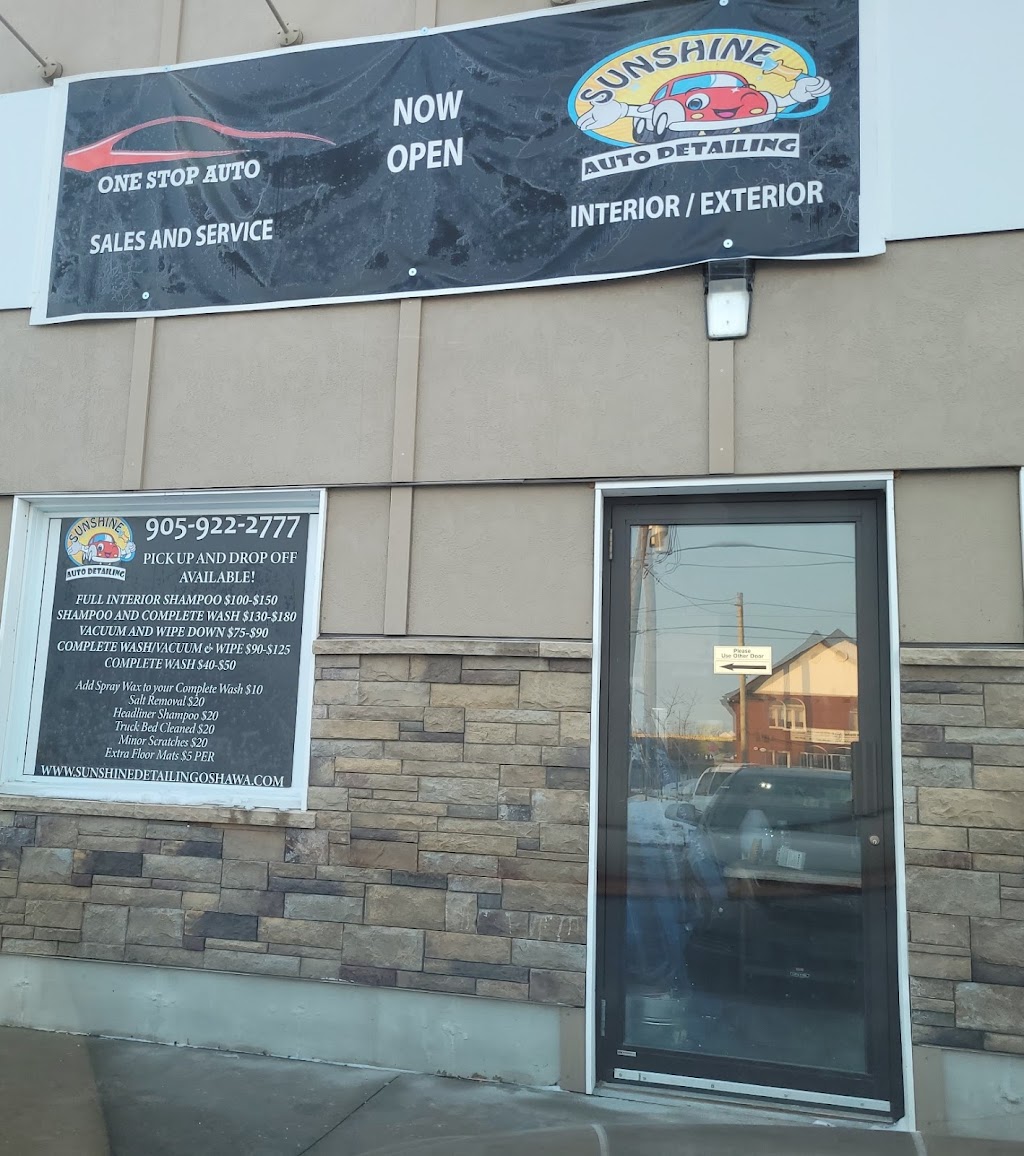 Sunshine Auto Detailing | 235 Bloor St E, Oshawa, ON L1H 3M3, Canada | Phone: (905) 922-2777
