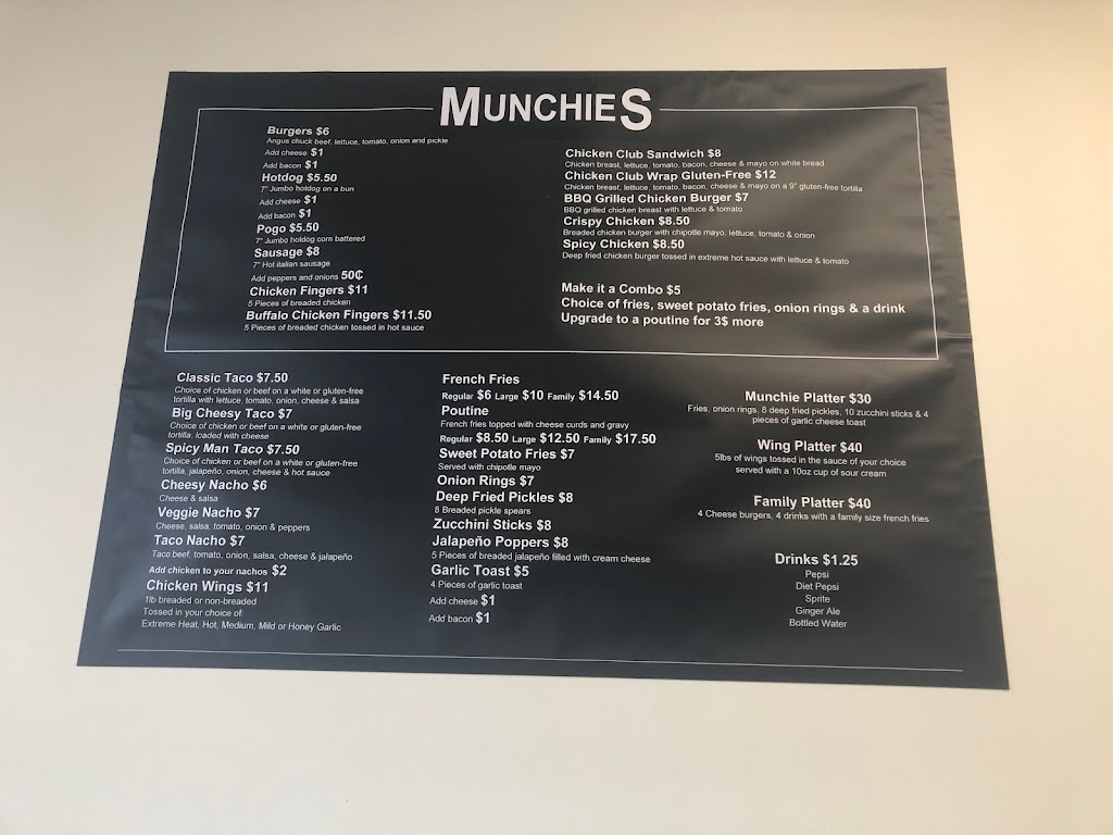 Munchies | 8154 Jeanne DArc Blvd N, Orléans, ON K1E 2H5, Canada | Phone: (613) 590-8641
