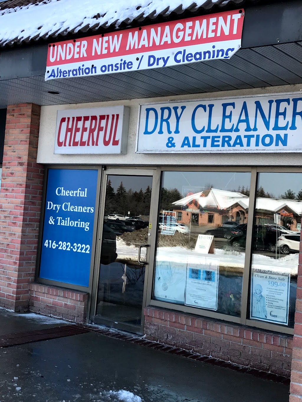 Cheerful Dry Cleaners | 91 Rylander Blvd, Scarborough, ON M1B 5M5, Canada | Phone: (416) 282-3222