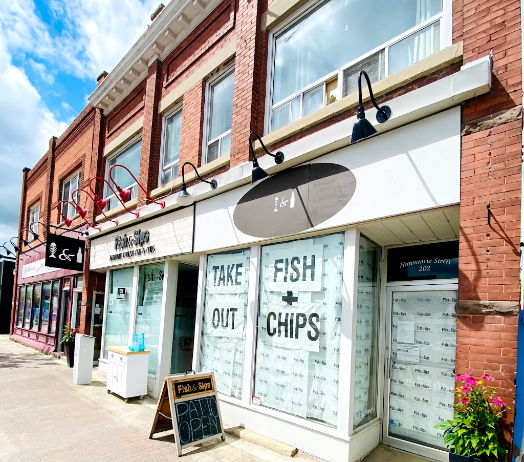 Fish & Sips | 206 Hurontario St, Collingwood, ON L9Y 2M2, Canada | Phone: (705) 293-7477