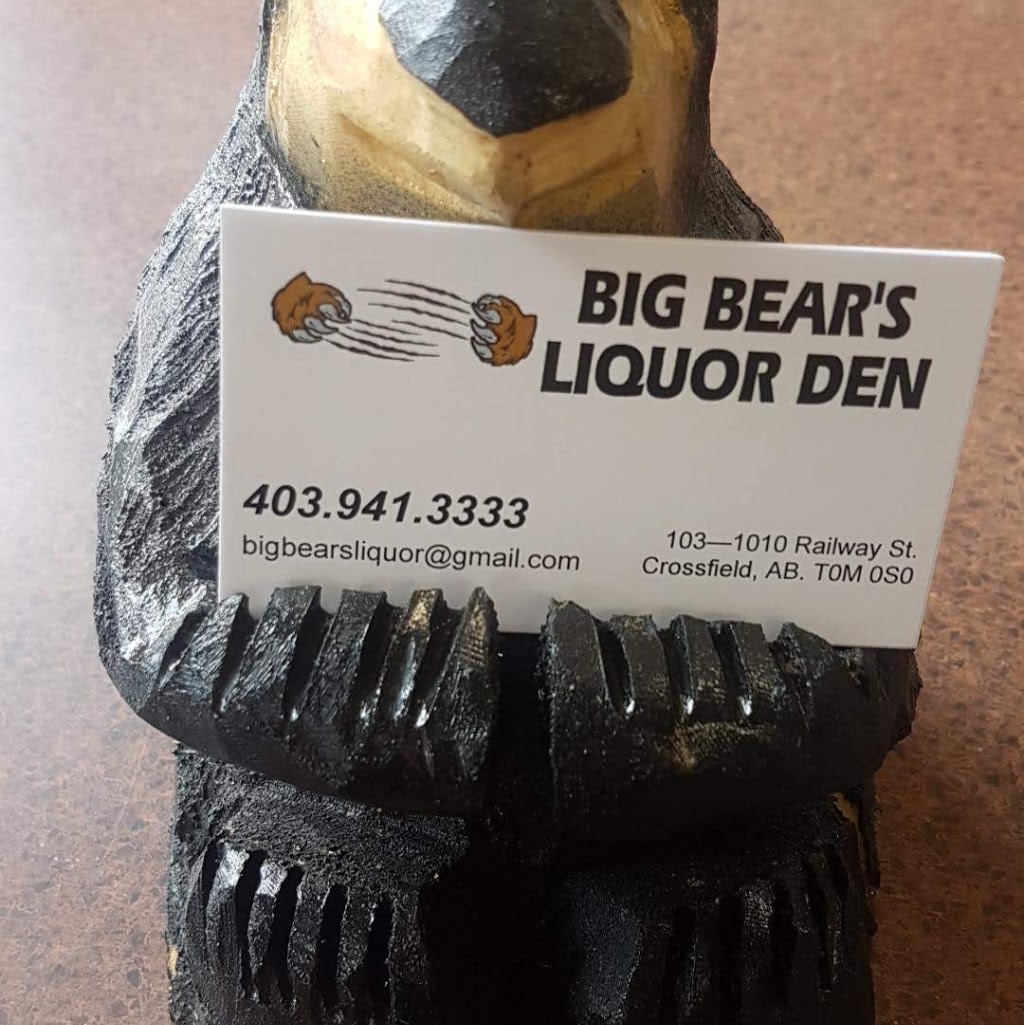 Big Bear’s Liquor Den | 103, 1010 Railway St, Crossfield, AB T0M 0S0, Canada | Phone: (403) 941-3333