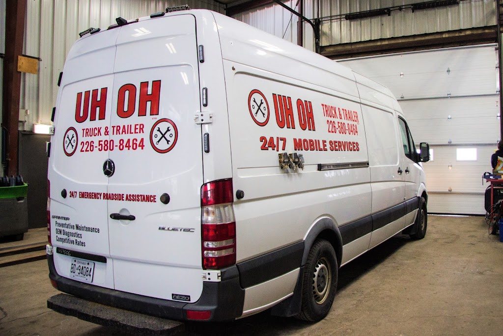 Uh Oh Truck And Trailer Ltd | 105 Enterprise Dr S, London, ON N6N 1B9, Canada | Phone: (226) 580-8464