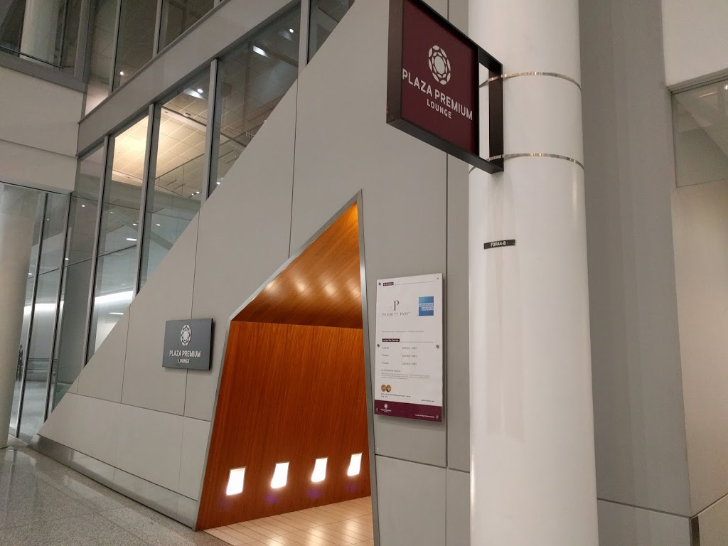 Plaza Premium Lounge Toronto (International Departures, Terminal | via Gate C32, International Departures, Terminal 3, Toronto Pearson International Airport (YYZ), Toronto, ON L4W 1S9, Canada | Phone: (416) 776-2655