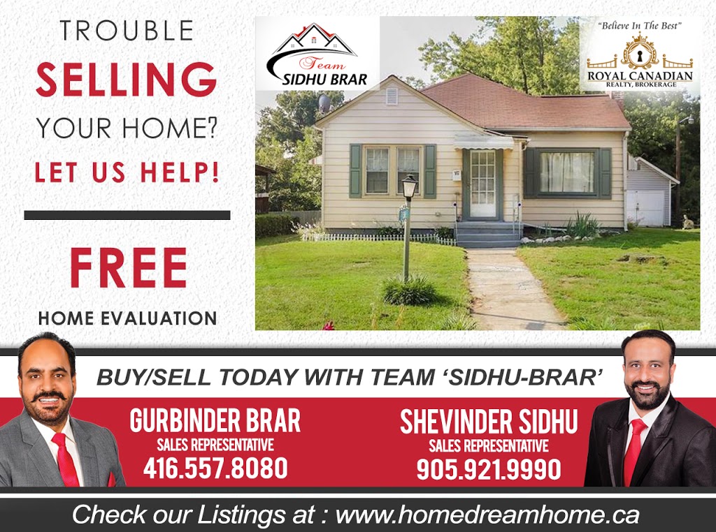 Team Sidhu-Brar | 29 Dewside Dr, Brampton, ON L6R 3B7, Canada | Phone: (416) 557-8080