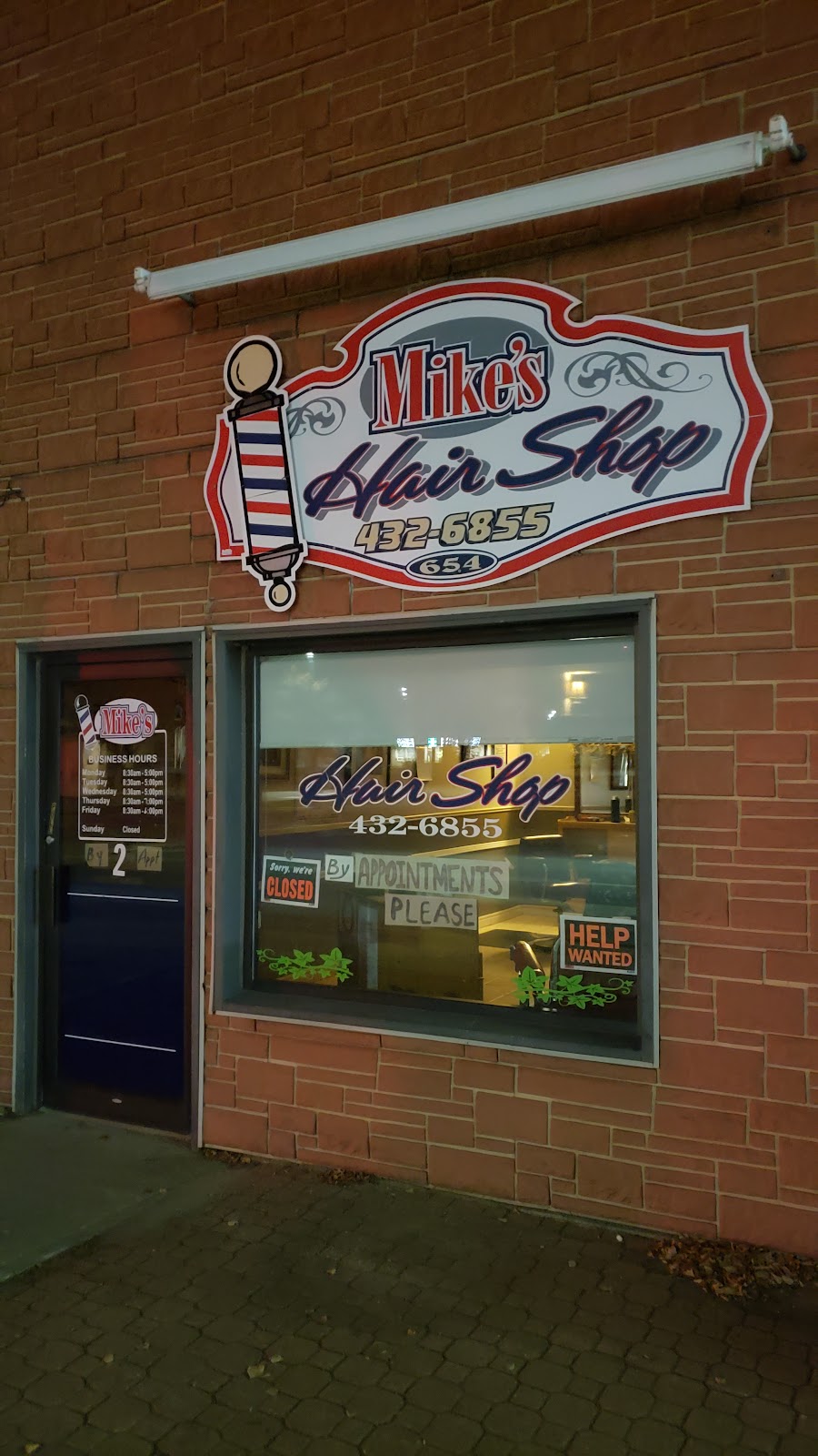 Mikes (Barber) Hair Shop | 654 Main St, Sussex, NB E4E 7H9, Canada | Phone: (506) 432-6855