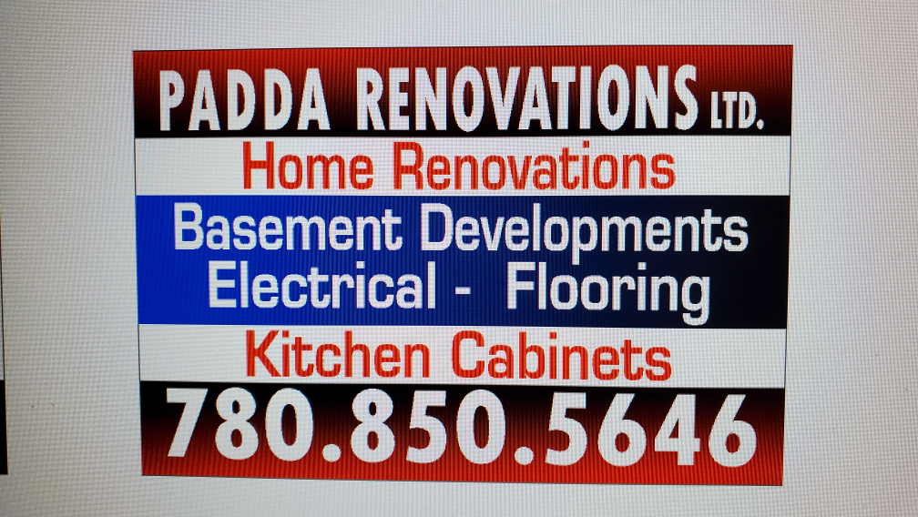 Padda renovations ltd | 3770 13 St NW, Edmonton, AB T6T 0E5, Canada | Phone: (780) 850-5646