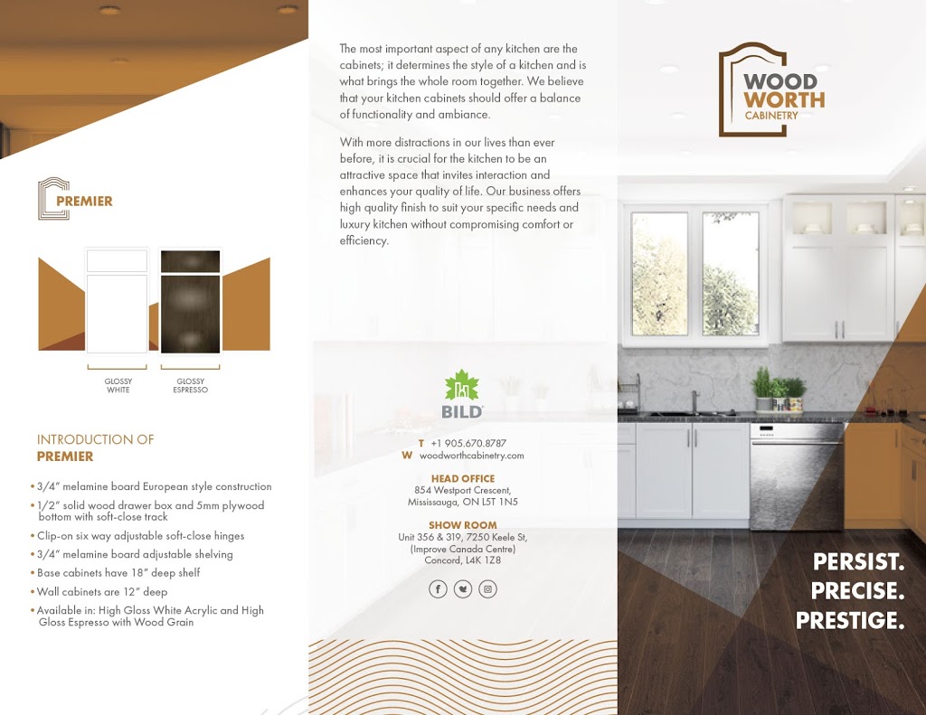 Woodworth Cabinetry | 854 Westport Crescent, Mississauga, ON L5T 1N5, Canada | Phone: (905) 670-8787