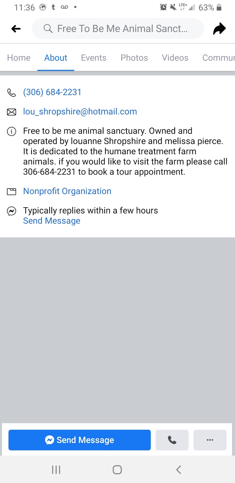 Free to be Me Animal Sanctuary | Moose Jaw No. 161, SK S0H 0N0, Canada | Phone: (306) 684-2231