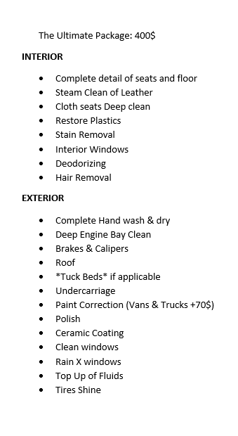 T&N Mobile Auto Detailing | 1 Helena Pl, Kingston, ON K7L 4V1, Canada | Phone: (416) 689-2049