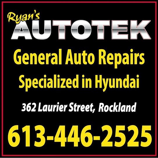 Ryans Autotek | 362 Laurier St, Rockland, ON K4K 1G2, Canada | Phone: (613) 446-2525