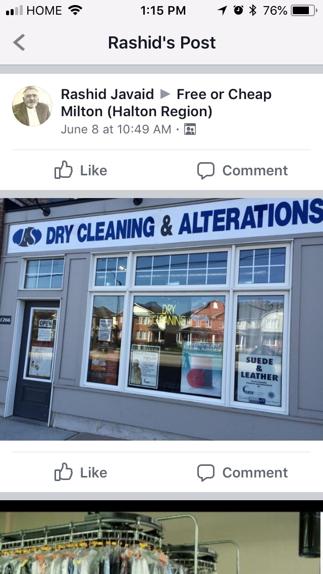 J&S Dry Cleaning & Alterations | 233 Fleming Dr, Milton, ON L9T 5X9, Canada | Phone: (905) 462-5918