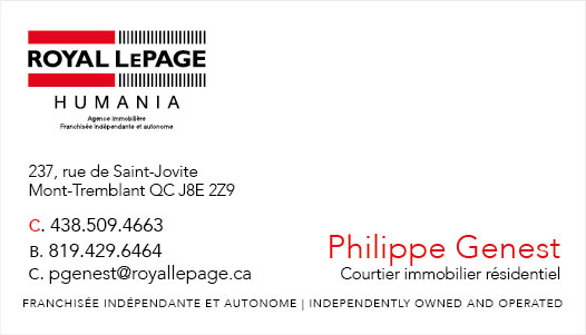 Philippe Genest courtier immobilier | point of interest | 237 Rue de St Jovite, Mont-Tremblant, QC J8E 2Z9, Canada | 4385094663 OR +1 438-509-4663