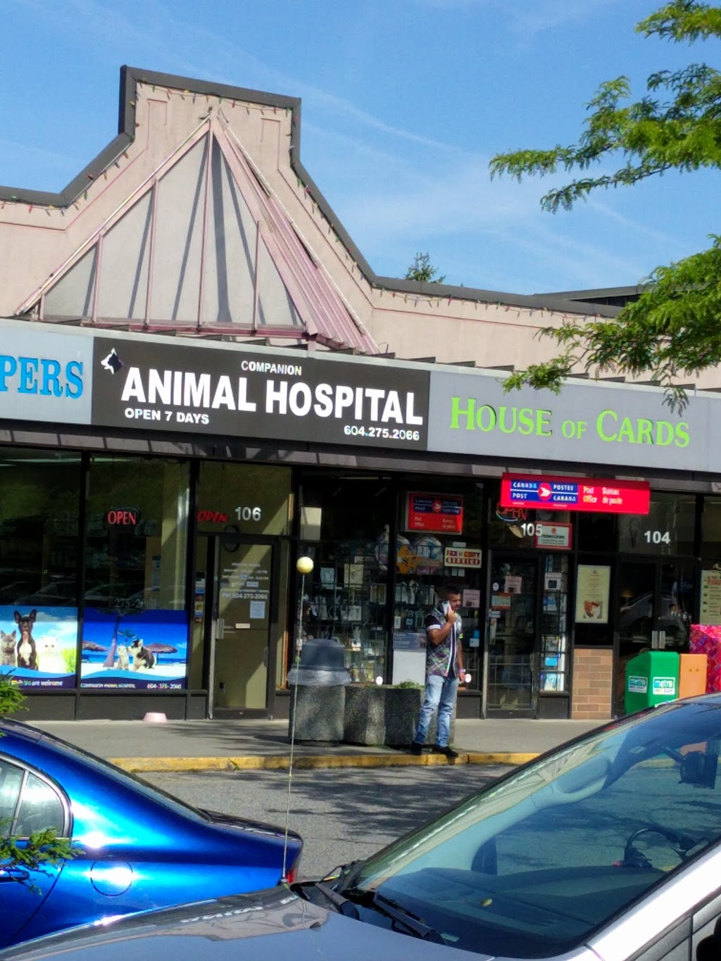 Companion Animal Hospital | 10151 Number 3 Rd, Richmond, BC V7A 4R6, Canada | Phone: (604) 275-2066
