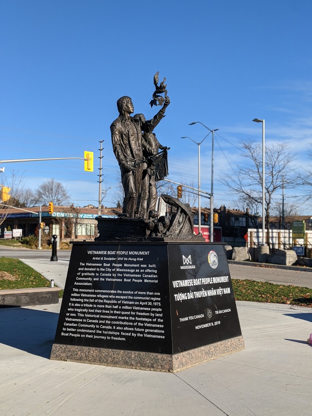 Vietnamese Boat People Monument | 3650 Dixie Rd, Mississauga, ON L4Y 3V9, Canada | Phone: (905) 820-2376