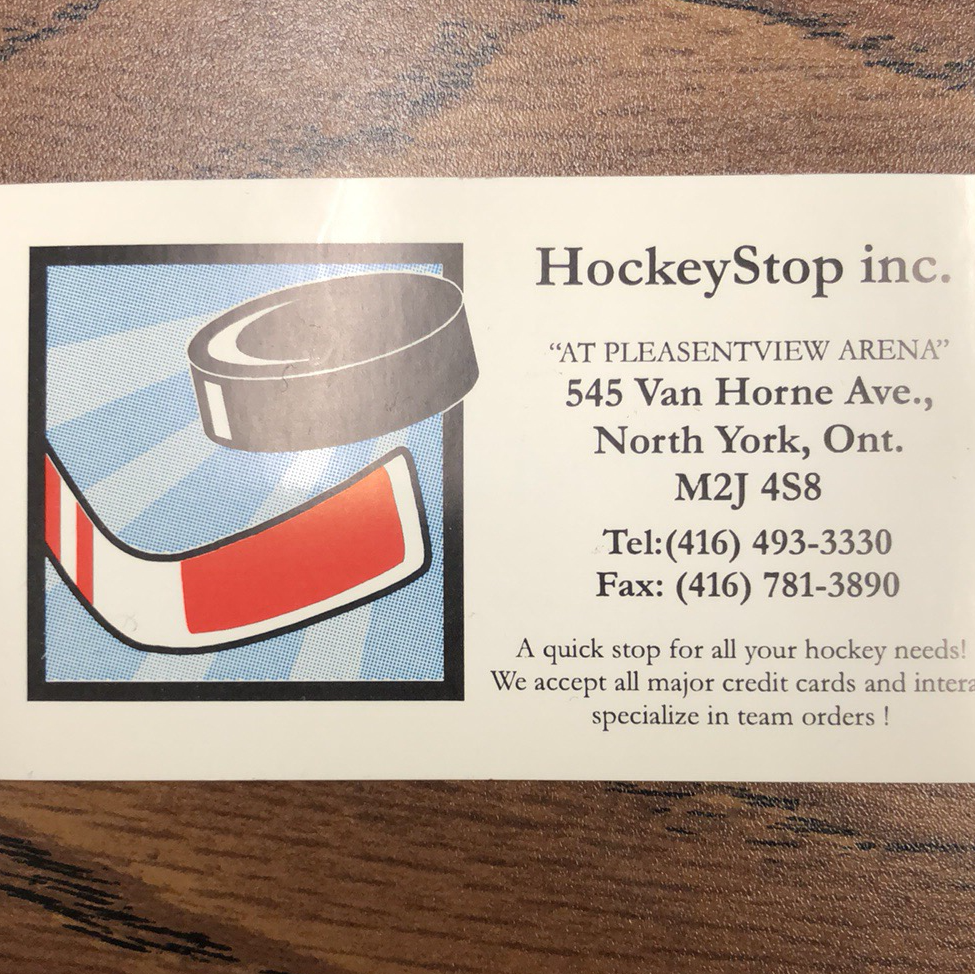 Hockey Stop Inc | 545 Van Horne Ave, North York, ON M2J 4S8, Canada | Phone: (416) 493-3330
