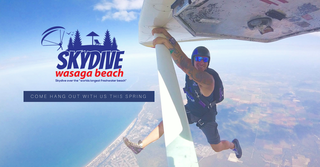 Skydive Wasaga Beach Inc | 1888 Klondike Park Rd, Wasaga Beach, ON L9Z 1L3, Canada | Phone: (844) 200-5674