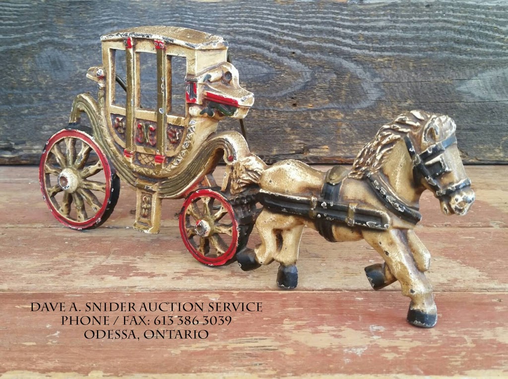 Dave A. Snider Auction Service | Maple Rd, Odessa, ON K0H 2H0, Canada | Phone: (613) 386-3039