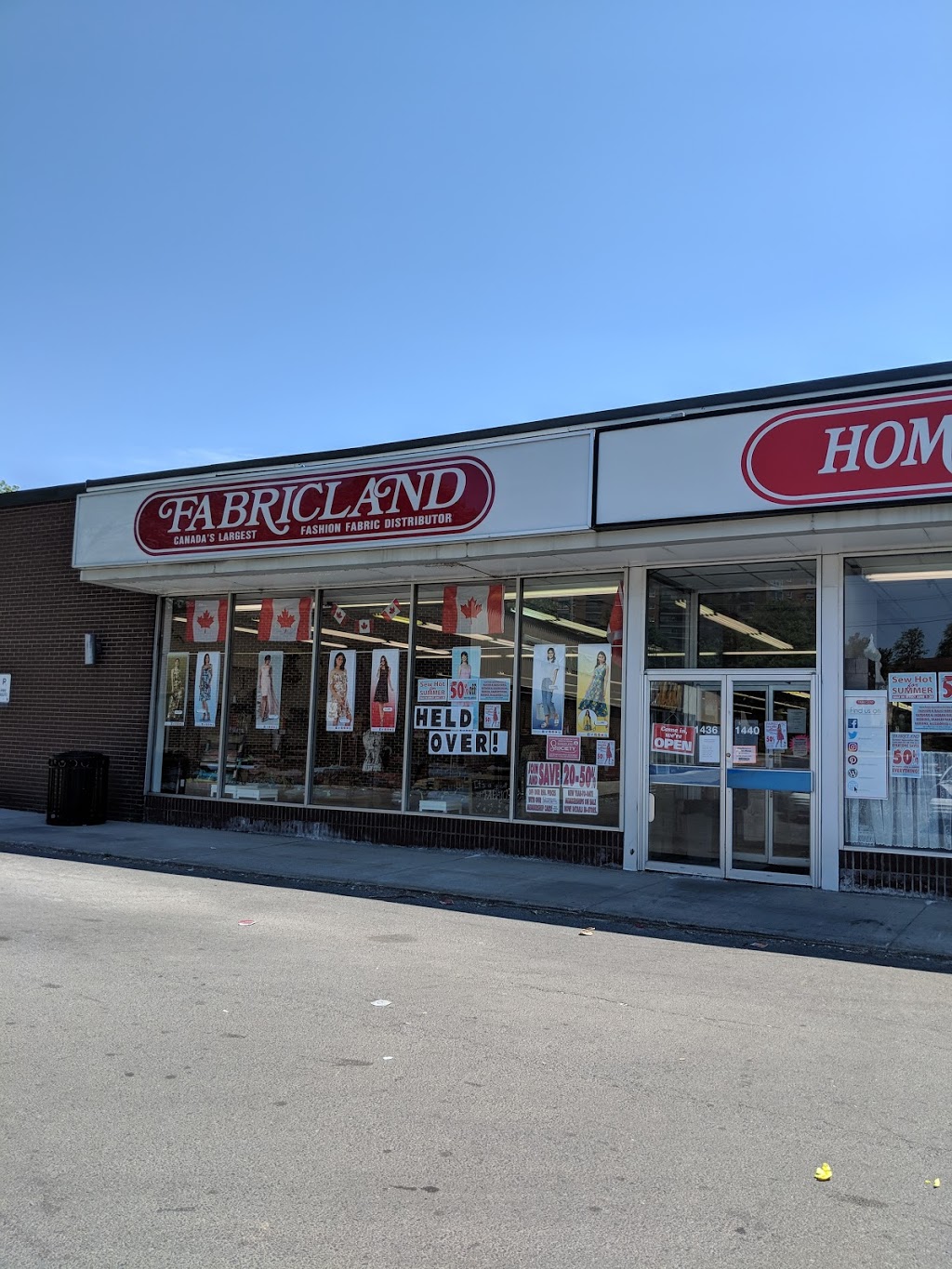 Fabricland - Home Decor Centre | home goods store | 1440 Walkley Rd, Ottawa, ON K1V 6P5, Canada | 6137312690 OR +1 613-731-2690