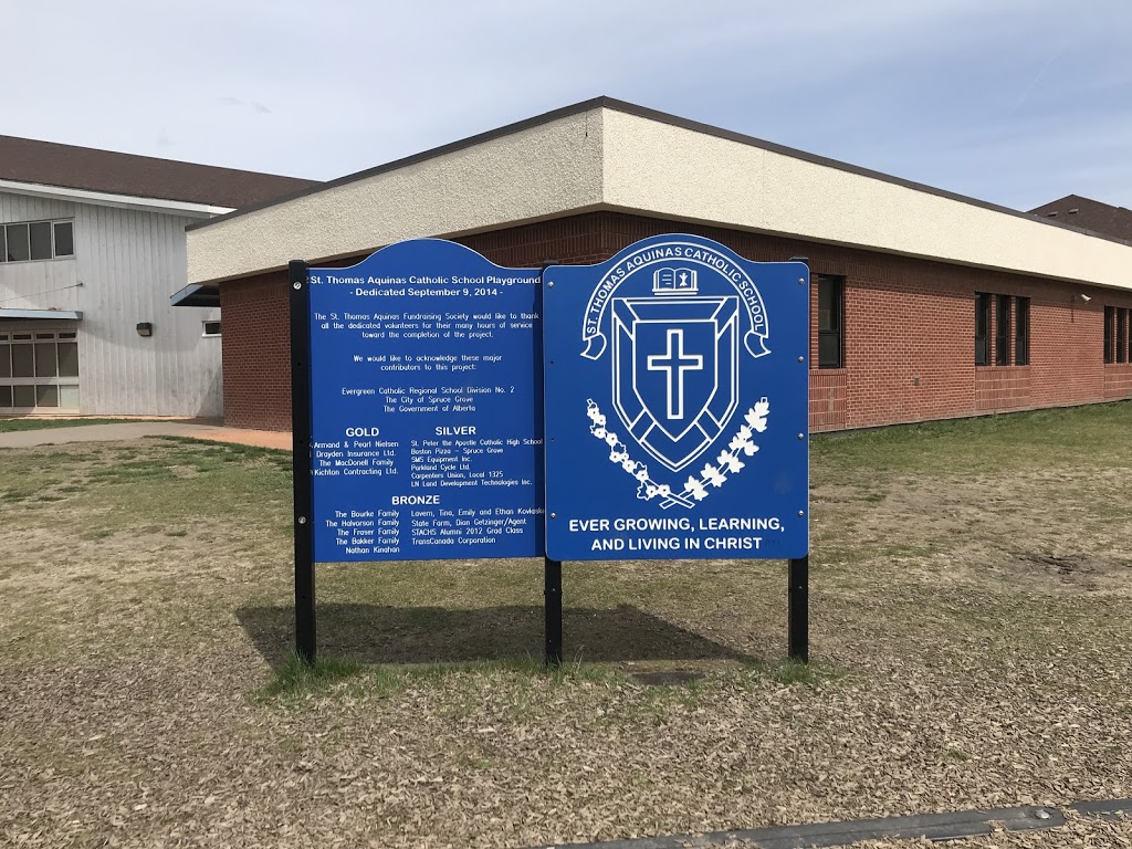 St. Thomas Aquinas Catholic School | 381 Grove Dr W, Spruce Grove, AB T7X 2Y9, Canada | Phone: (780) 962-1585