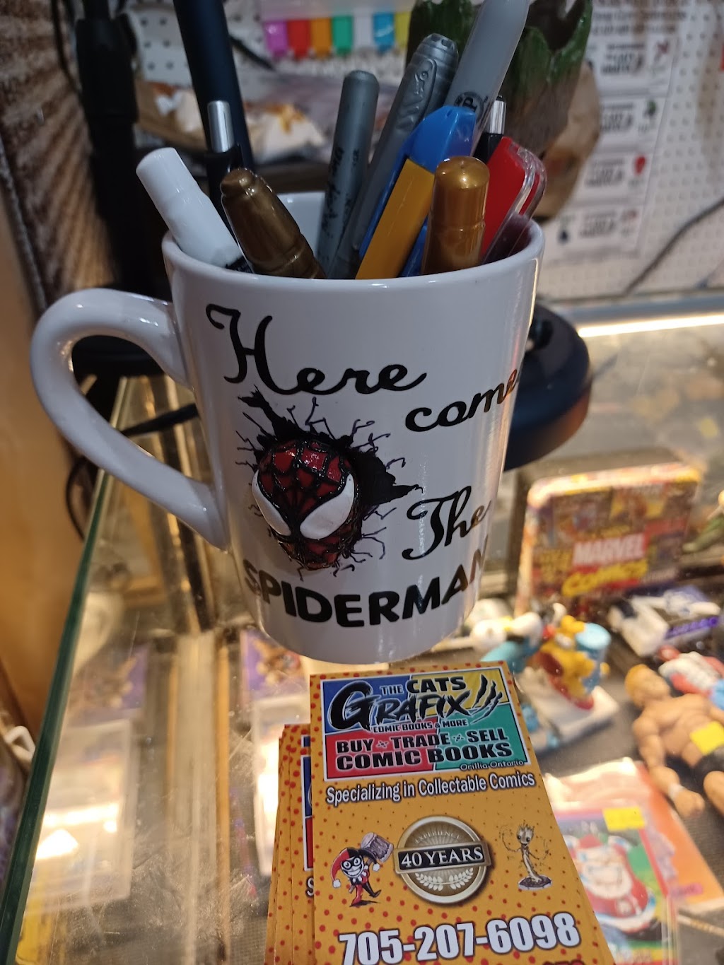 The Cats Grafix Comics | 2207 Industrial Park Rd booth, 250 400 Market, Innisfil, ON L9S 3V9, Canada | Phone: (705) 207-6098