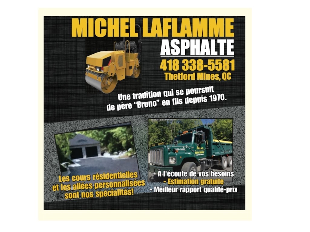 Asphalte Michel Laflamme | 1827 Chem. du Mont Granit E, Thetford Mines, QC G6G 5R7, Canada | Phone: (418) 338-5581